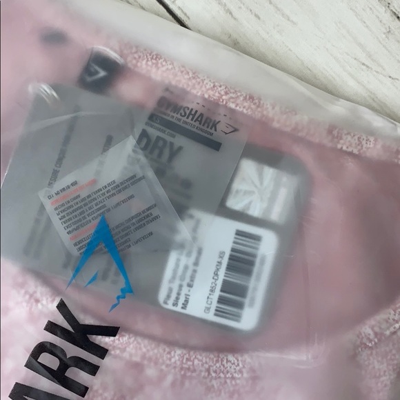 Gymshark fleur texture long sleeve crop dusky pink - Picture 7 of 10